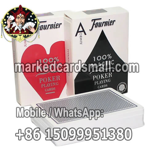 Fournier 2800 poker playing cards in 100% plastic